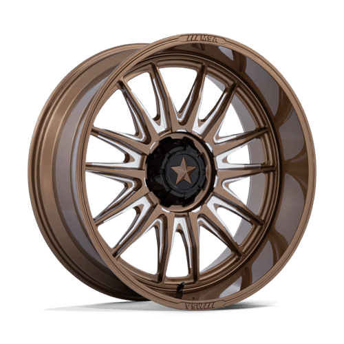 Msa Offroad Wheels M55 Commander Utv 24X10 -25 Gloss Bronze Milled