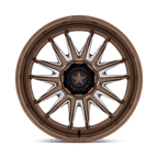 Msa Offroad Wheels M55 Commander Utv 24X10 -25 Gloss Bronze Milled