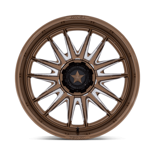 Msa Offroad Wheels M55 Commander Utv 24X10 -25 Gloss Bronze Milled