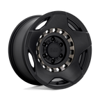 Black Rhino Hard Alloys Muzzle 17X9 +0 Matte Black W/ Mach Tint Ring