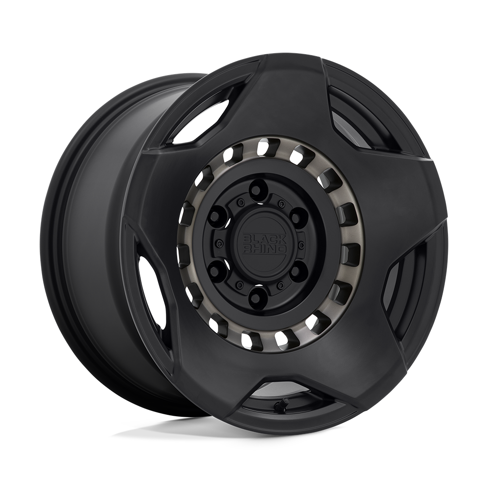 Black Rhino Hard Alloys Muzzle 17X9 -18 Matte Black W/ Mach Tint Ring