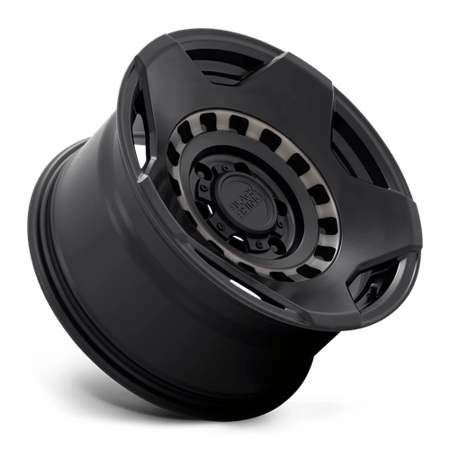 Black Rhino Hard Alloys Muzzle 17X9 -18 Matte Black W/ Mach Tint Ring