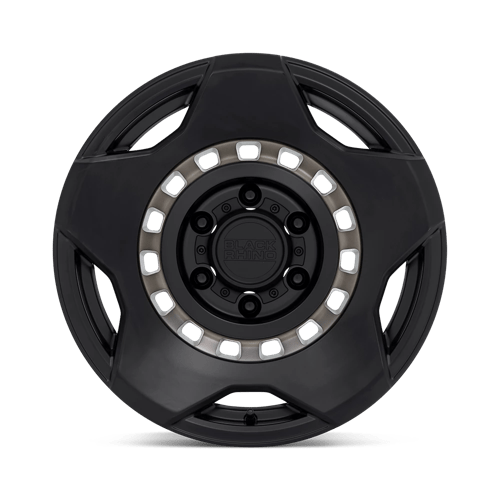Black Rhino Hard Alloys Muzzle 17X9 +0 Matte Black W/ Mach Tint Ring