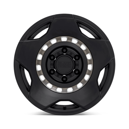 Black Rhino Hard Alloys Muzzle 17X9 +0 Matte Black W/ Mach Tint Ring