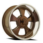 Corsart Malibu 20X9.5 +1 Satin Bronze W/ Diamond Cut Lip