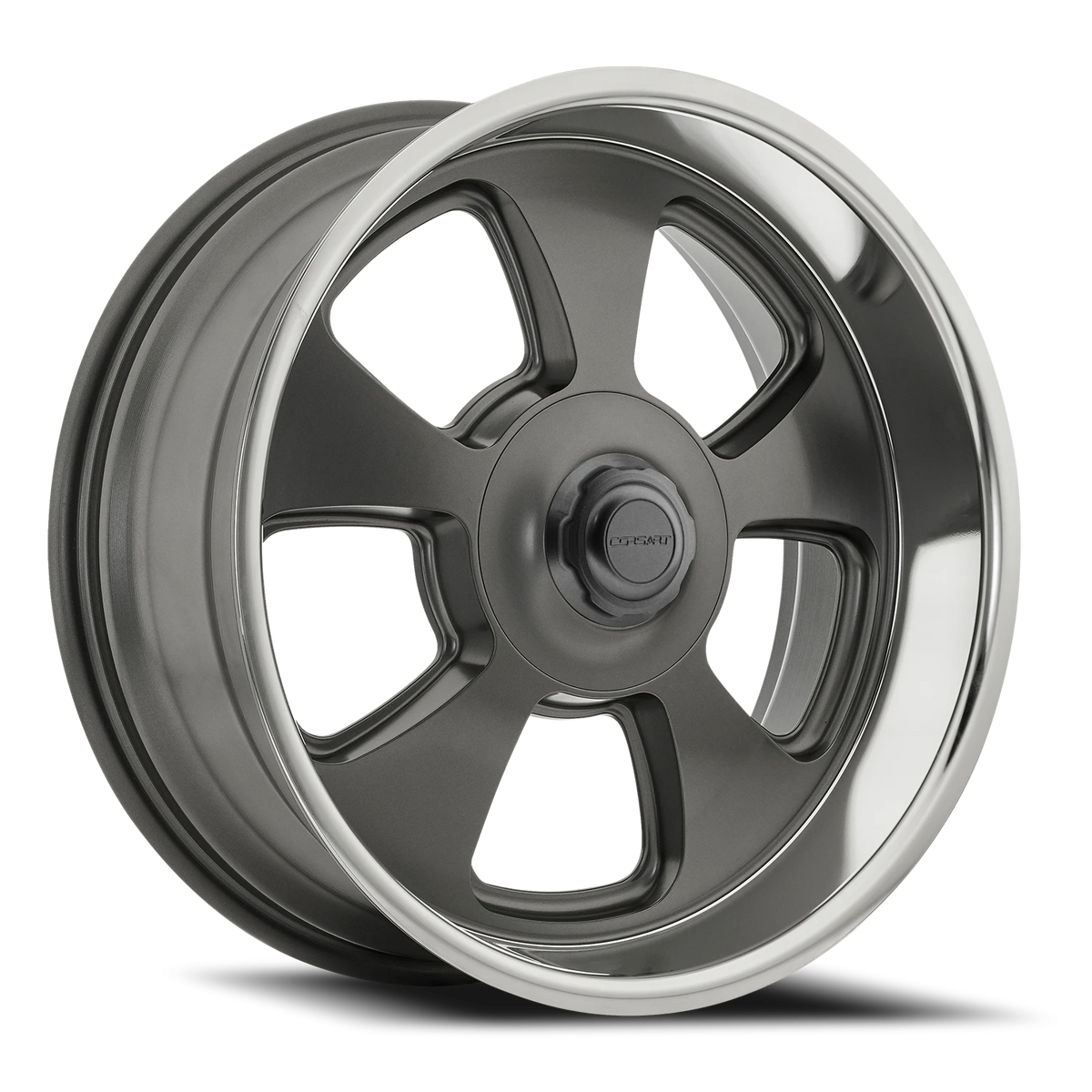 Corsart Malibu 20X8 +1 Satin Gunmetal W/ Diamond Cut Lip