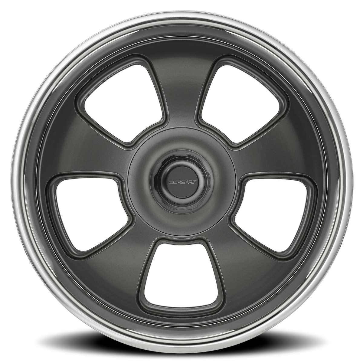 Corsart Malibu 20X8 +1 Satin Gunmetal W/ Diamond Cut Lip