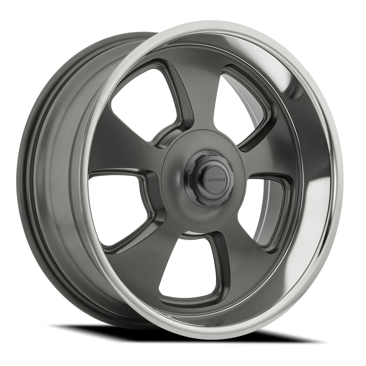 Corsart Malibu 20X8 +1 Satin Gunmetal W/ Diamond Cut Lip