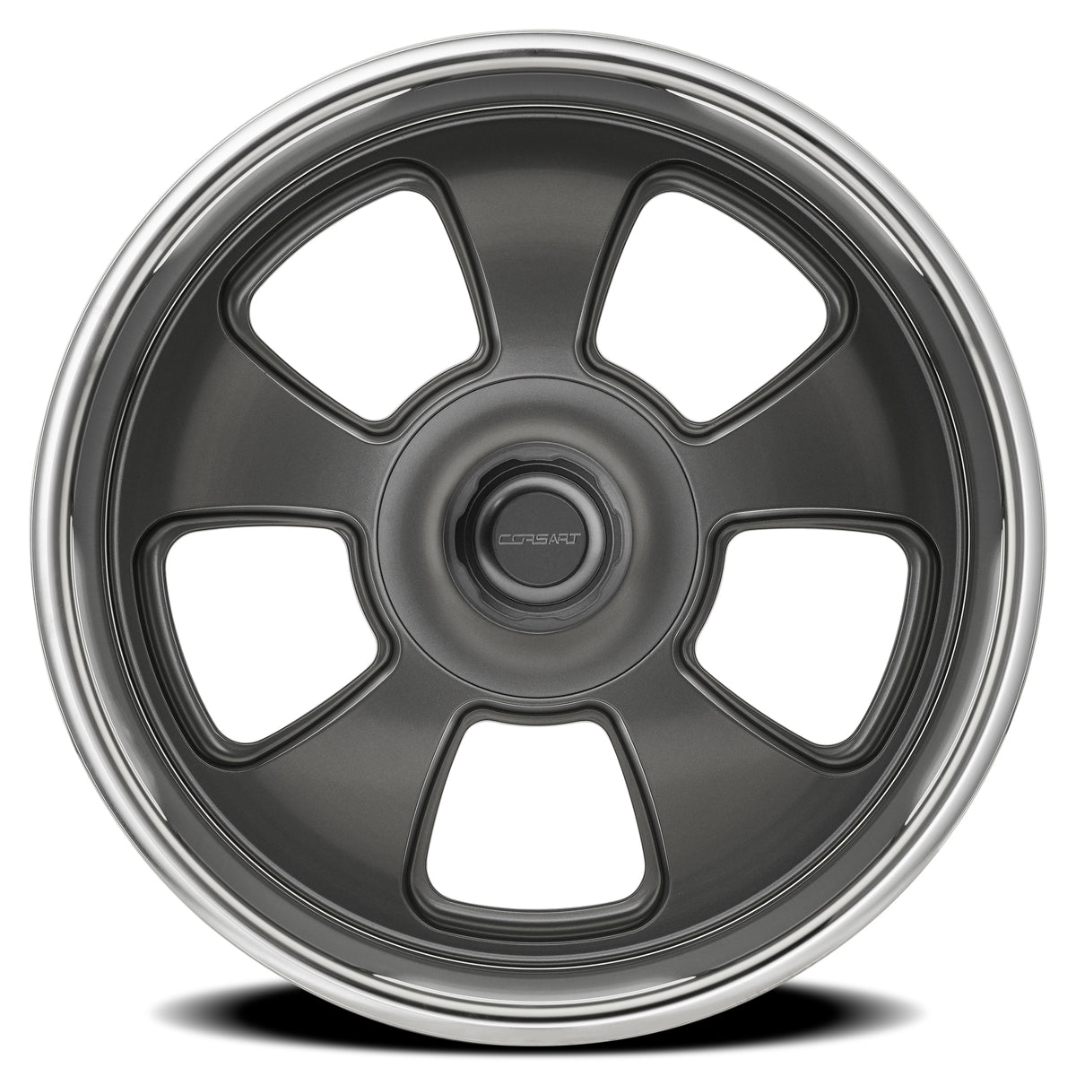 Corsart Malibu 20X8 +1 Satin Gunmetal W/ Diamond Cut Lip