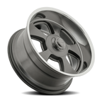 Corsart Malibu 20X9.5 +1 Satin Gunmetal W/ Diamond Cut Lip