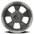 Corsart Malibu 20X9.5 +1 Satin Gunmetal W/ Diamond Cut Lip