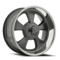 Corsart Malibu 20X9.5 +1 Satin Gunmetal W/ Diamond Cut Lip