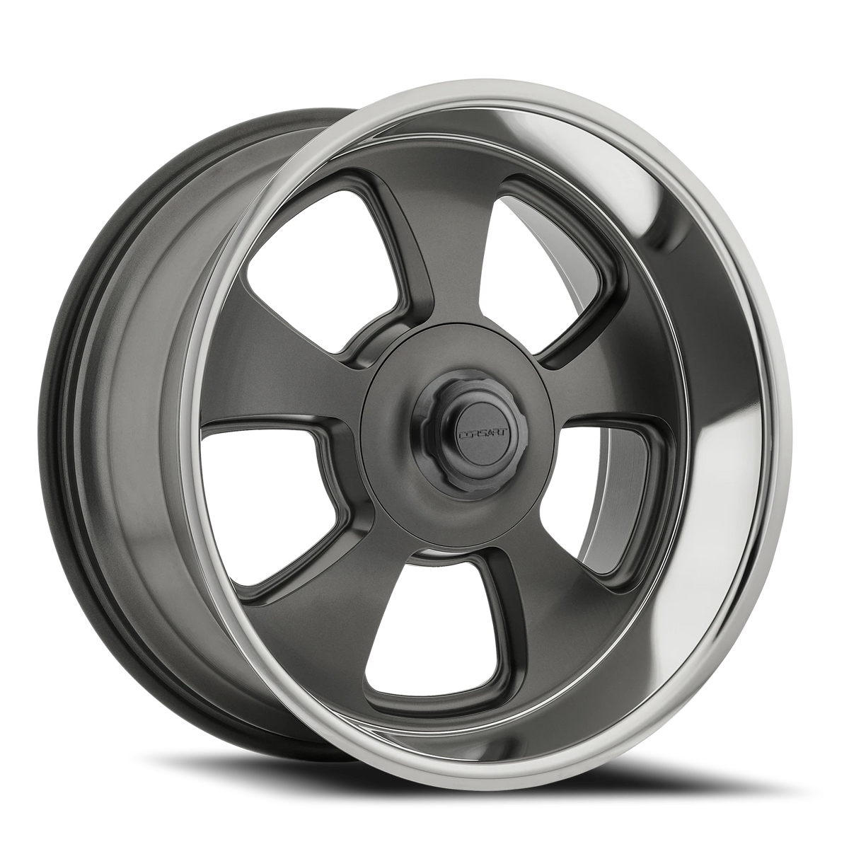 Corsart Malibu 20X9.5 +1 Satin Gunmetal W/ Diamond Cut Lip