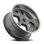 Corsart Malibu 20X9.5 +1 Satin Gunmetal W/ Diamond Cut Lip