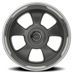 Corsart Malibu 20X9.5 +1 Satin Gunmetal W/ Diamond Cut Lip