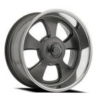 Corsart Malibu 20X9.5 +1 Satin Gunmetal W/ Diamond Cut Lip