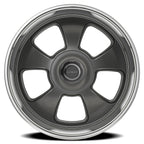 Corsart Malibu 20X9.5 +1 Satin Gunmetal W/ Diamond Cut Lip