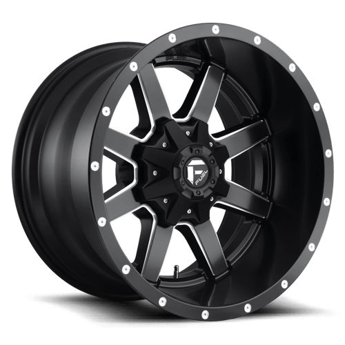 Fuel 1Pc D538 Maverick 20X12 -44 Matte Black Milled