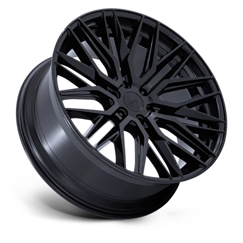 Niche 1Pc M224 Gamma 22X9.5 +25 Gloss Black