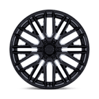 Niche 1Pc M224 Gamma 22X9.5 +25 Gloss Black