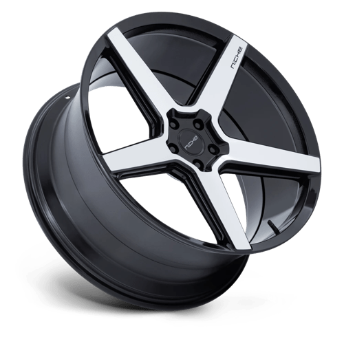 Niche 1Pc Nc283 Modena 20X10.5 +18 Gloss Black W/ Machined Face