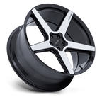 Niche 1Pc Nc283 Modena 20X9 +15 Gloss Black W/ Machined Face