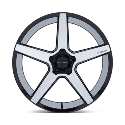 Niche 1Pc Nc283 Modena 20X10.5 +30 Gloss Black W/ Machined Face