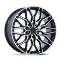 Niche 1Pc Nc277 Calabria 5 22X9 +20 Gloss Black Machined