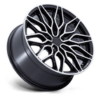 Niche 1Pc Nc277 Calabria 5 22X10.5 +18 Gloss Black Machined