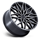 Niche 1Pc Nc277 Calabria 5 20X10.5 +40 Gloss Black Machined