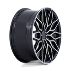 Niche 1Pc Nc277 Calabria 5 22X10.5 +38 Gloss Black Machined