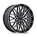 Niche 1Pc Nc278 Calabria 6 22X9.5 +30 Gloss Black W/ Machined
