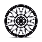 Niche 1Pc Nc278 Calabria 6 20X9.5 +30 Gloss Black W/ Machined