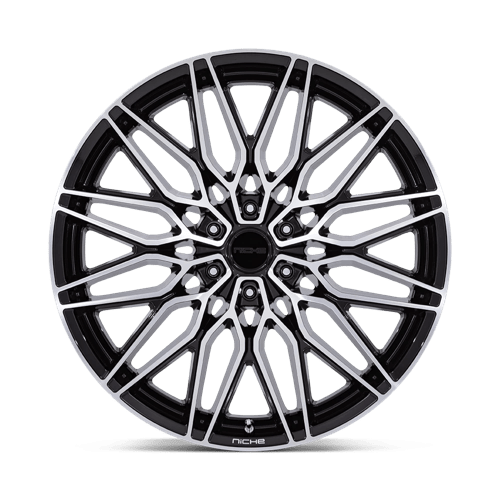 Niche 1Pc Nc278 Calabria 6 24X10 +30 Gloss Black W/ Machined