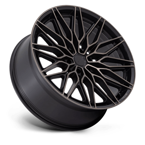 Niche 1Pc Nc278 Calabria 6 20X9.5 +30 Matte Black Machined Dark Tint