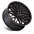 Niche 1Pc Nc278 Calabria 6 20X9.5 +30 Matte Black Machined Dark Tint
