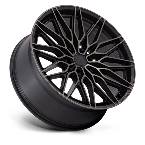 Niche 1Pc Nc278 Calabria 6 20X9.5 +30 Matte Black Machined Dark Tint