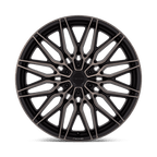 Niche 1Pc Nc278 Calabria 6 22X9.5 +30 Matte Black Machined Dark Tint