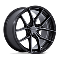 Niche 1Pc Nc279 Prodigy 5 19X8.5 +35 Gloss Black Dark Tinted Clear