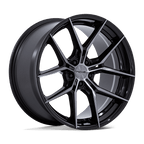Niche 1Pc Nc279 Prodigy 5 20X11 +20 Gloss Black Dark Tinted Clear
