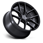 Niche 1Pc Nc279 Prodigy 5 19X9.5 +25 Gloss Black Dark Tinted Clear