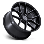 Niche 1Pc Nc279 Prodigy 5 19X8.5 +35 Gloss Black Dark Tinted Clear