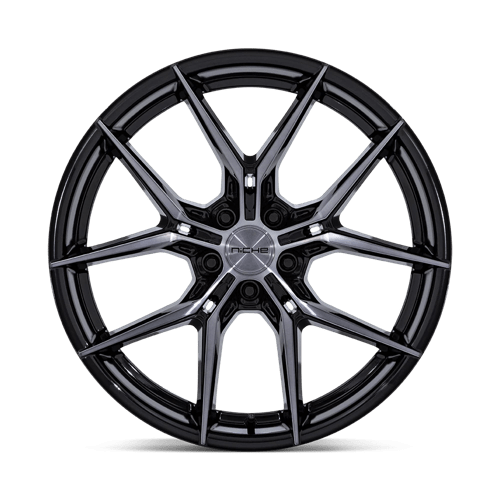 Niche 1Pc Nc279 Prodigy 5 18X8.5 +35 Gloss Black Dark Tinted Clear