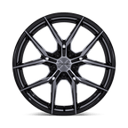Niche 1Pc Nc279 Prodigy 5 24X10 +30 Gloss Black Dark Tinted Clear