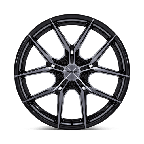Niche 1Pc Nc279 Prodigy 5 20X11 +43 Gloss Black Dark Tinted Clear