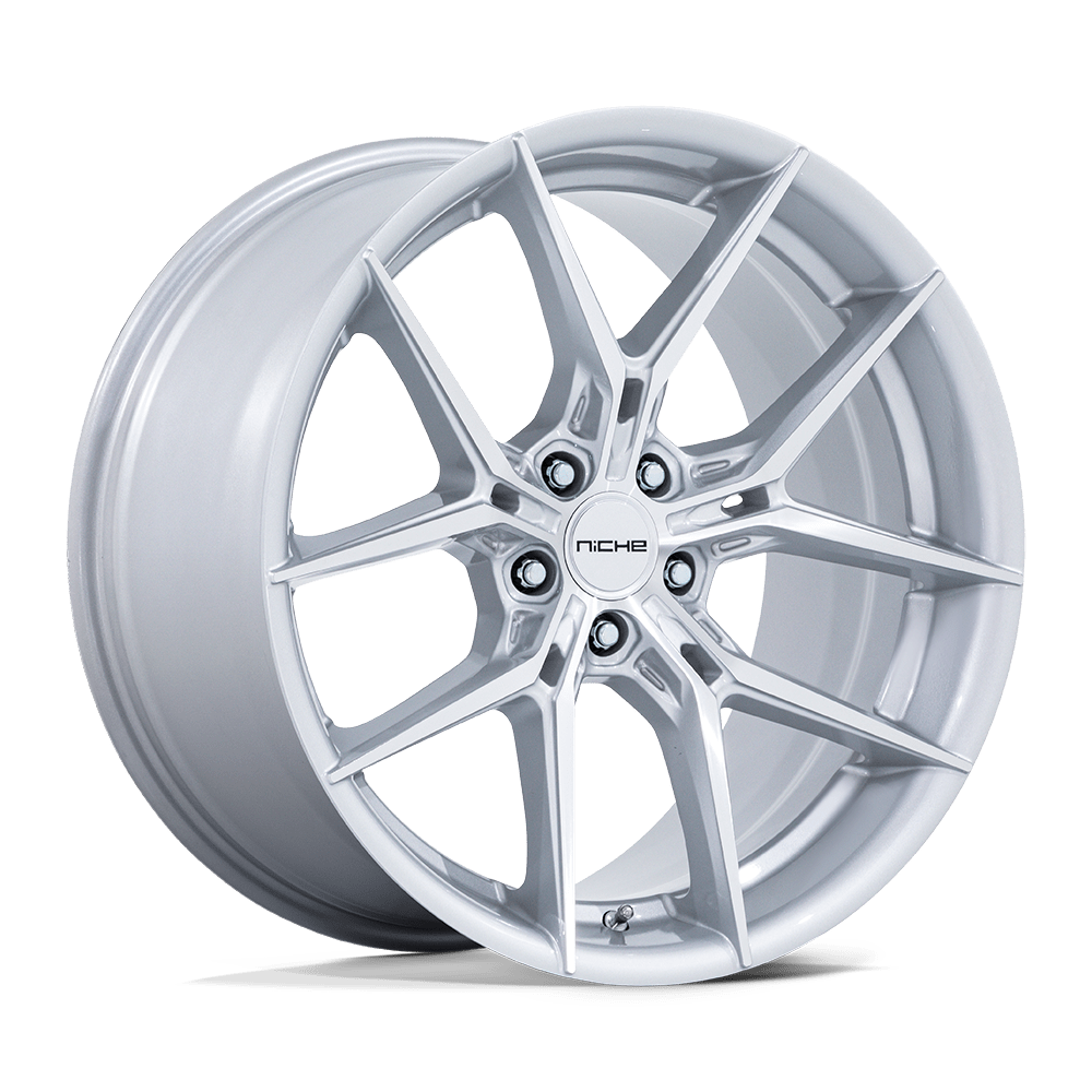 Niche 1Pc Nc279 Prodigy 5 18X8.5 +35 Silver W/ Machined Face