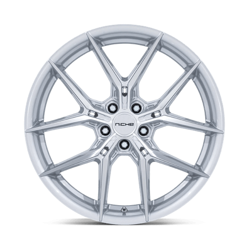 Niche 1Pc Nc279 Prodigy 5 20X9.5 +35 Silver W/ Machined Face