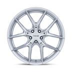Niche 1Pc Nc279 Prodigy 5 24X10 +20 Silver W/ Machined Face