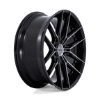 Niche 1Pc Nc280 Prodigy 6 26X10 +25 Gloss Black Dark Tinted Clear