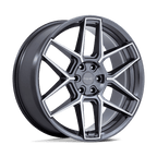 Niche 1Pc Nc281 Rise 20X9 +27 Anthracite W/ Machined Face